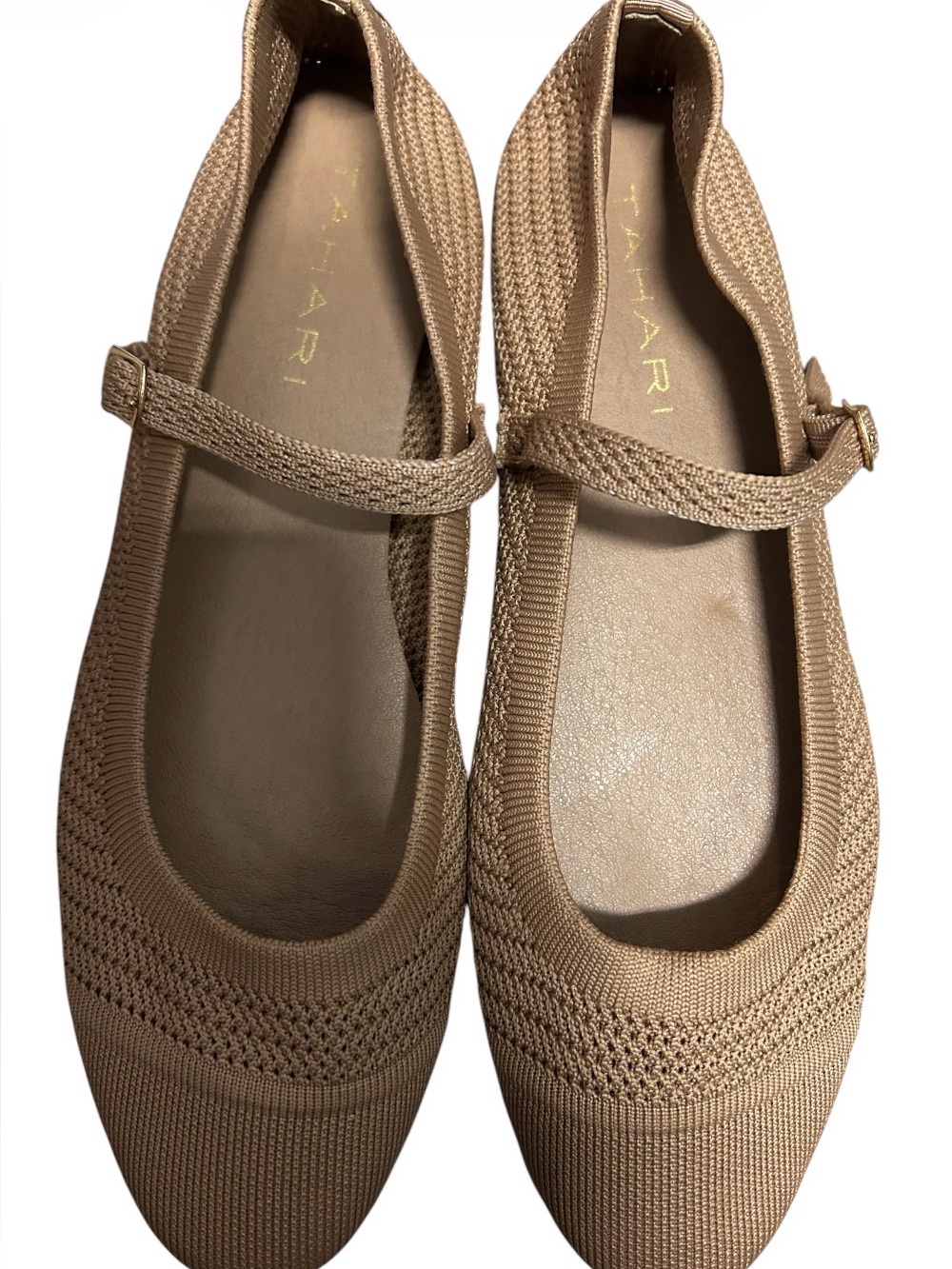 Tahari Knit Mary Jane Flat Shoes – Women's Size 10